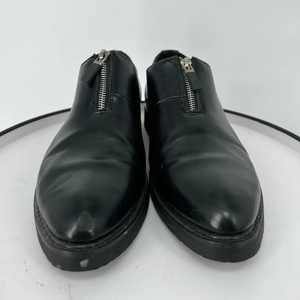 GIUSEPPE ZANOTTI‎ ITALIAN BLACK LEATHER SHOES